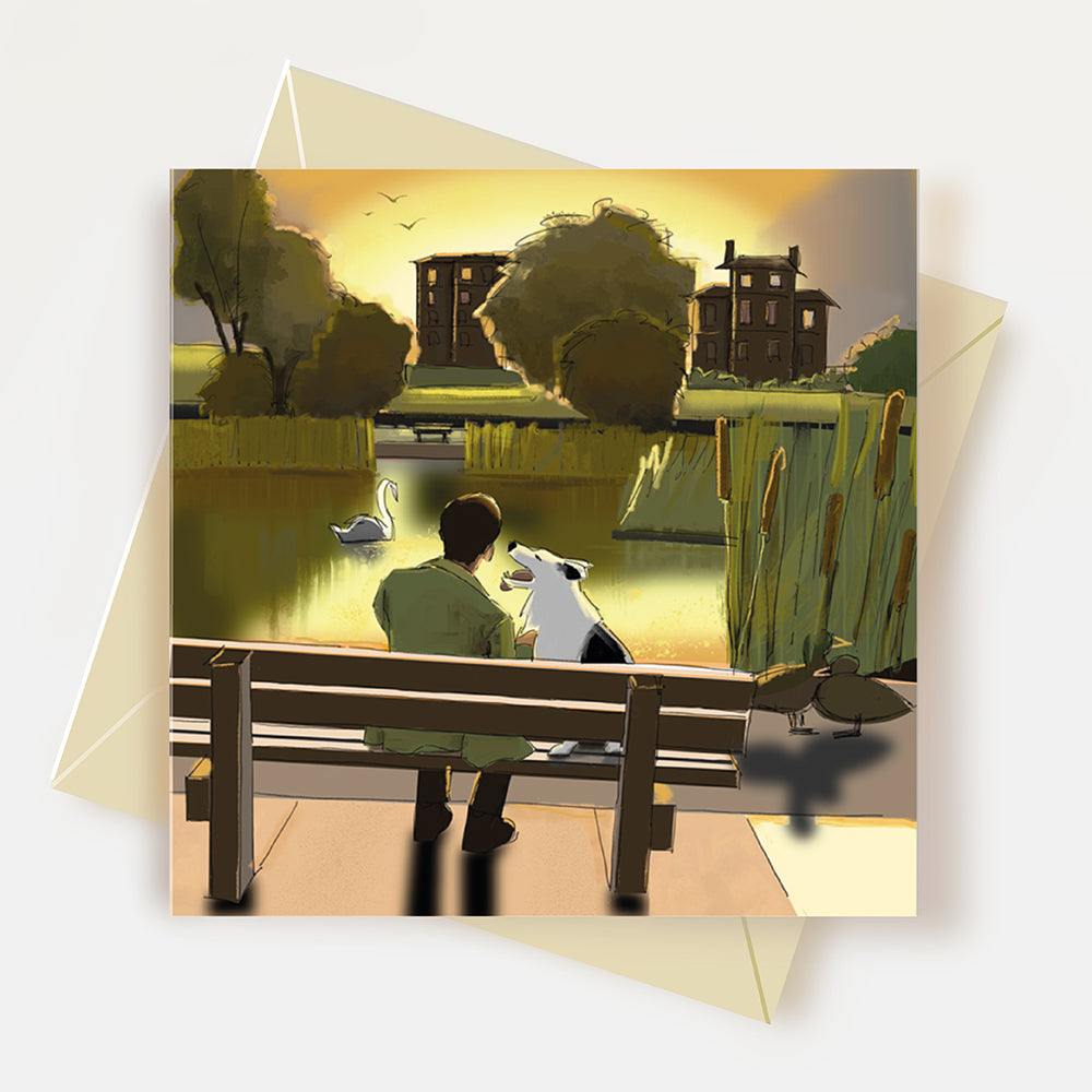 The Golden Hour Greeting Card