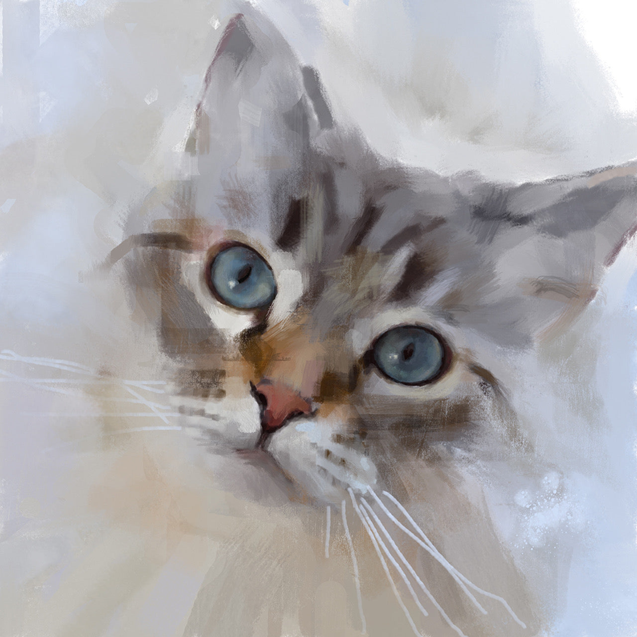 Ragdoll Cat Greeting Card