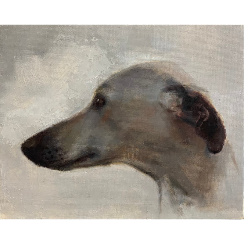 Greyhound In Neutrals Original Painting