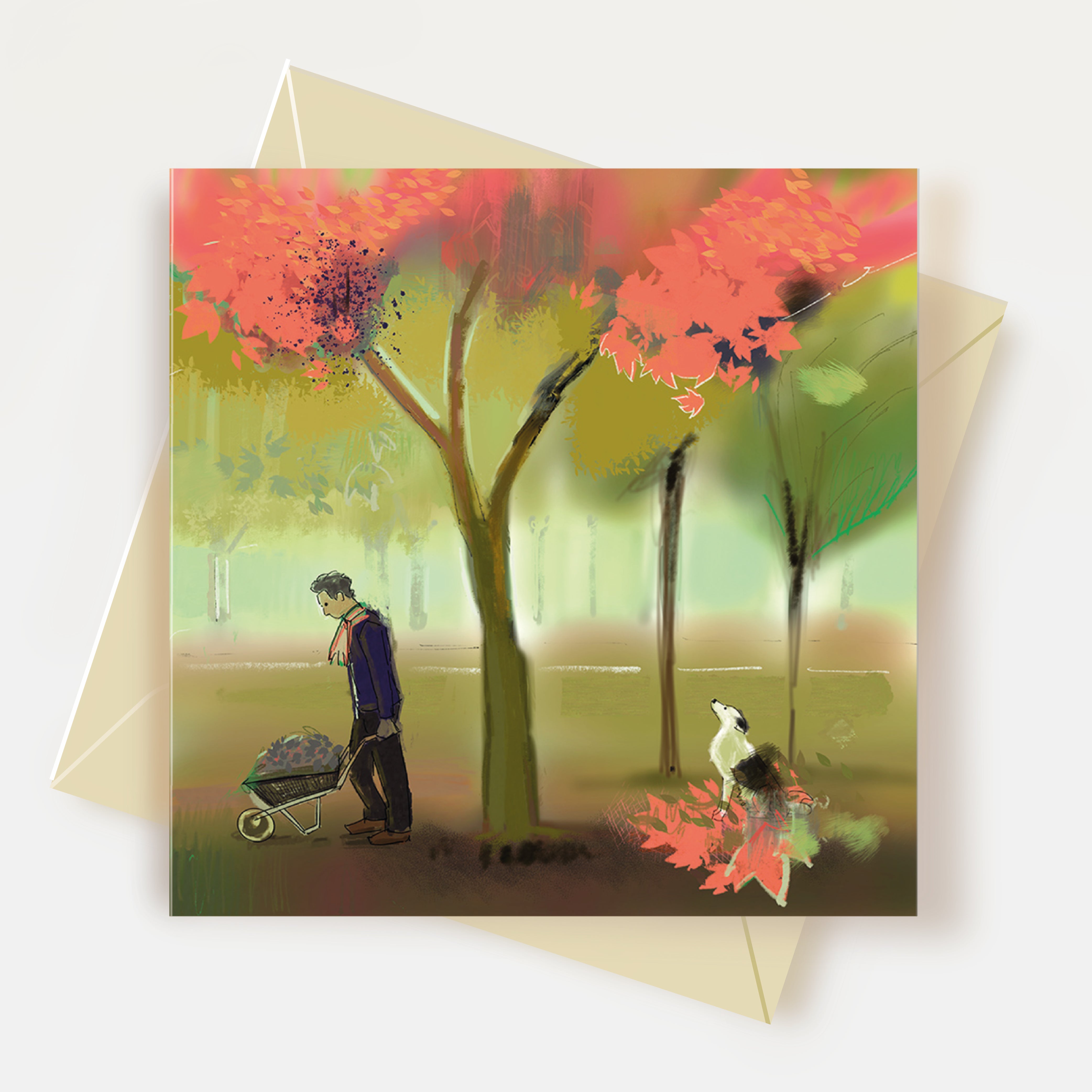 Hello Autumn Greeting Card