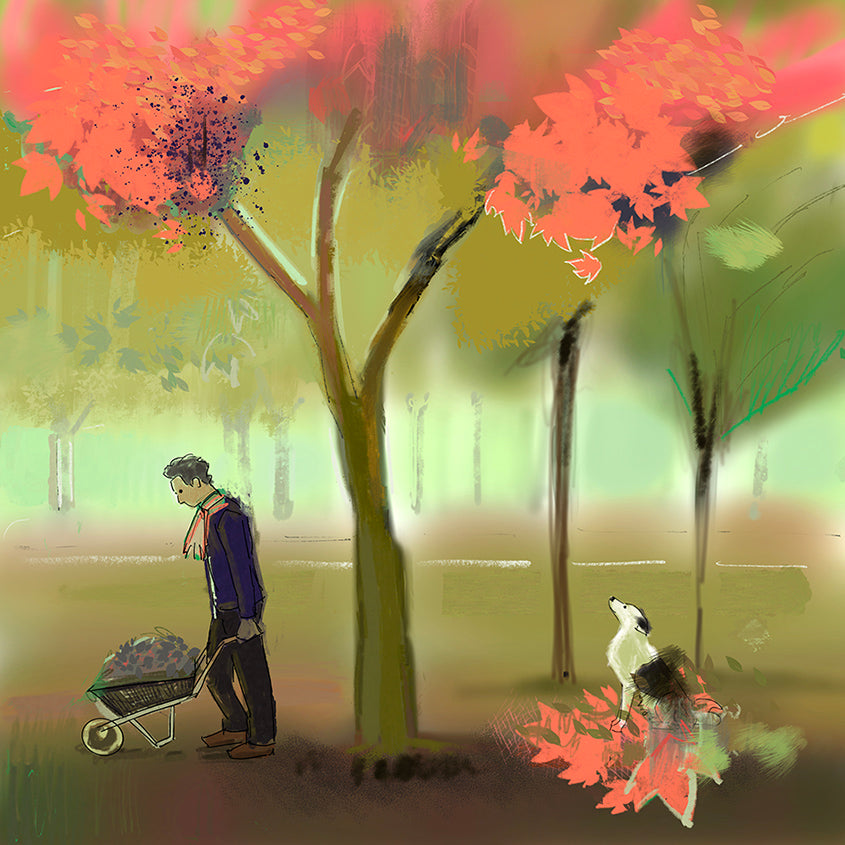 Hello Autumn Greeting Card
