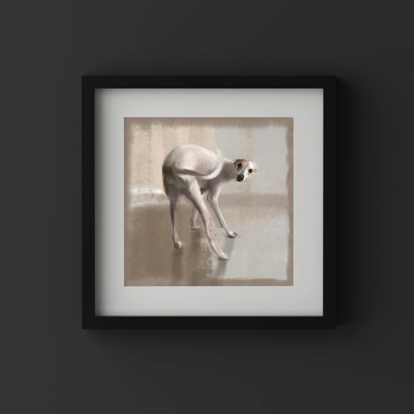 Italian Greyhound Dog Print
