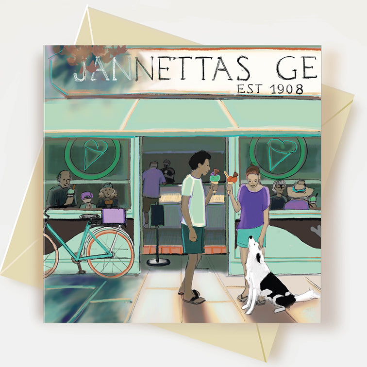 Ice Cream Sundays Greeting Card