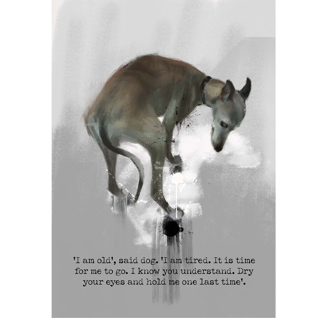 Symphony Of Sorrow Dog Print