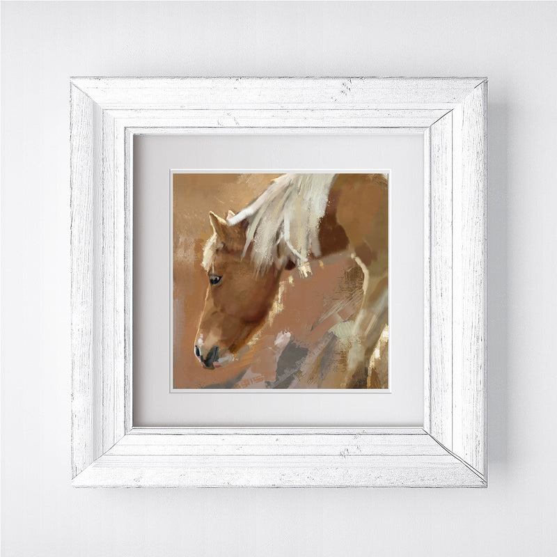 Palomino Horse Print