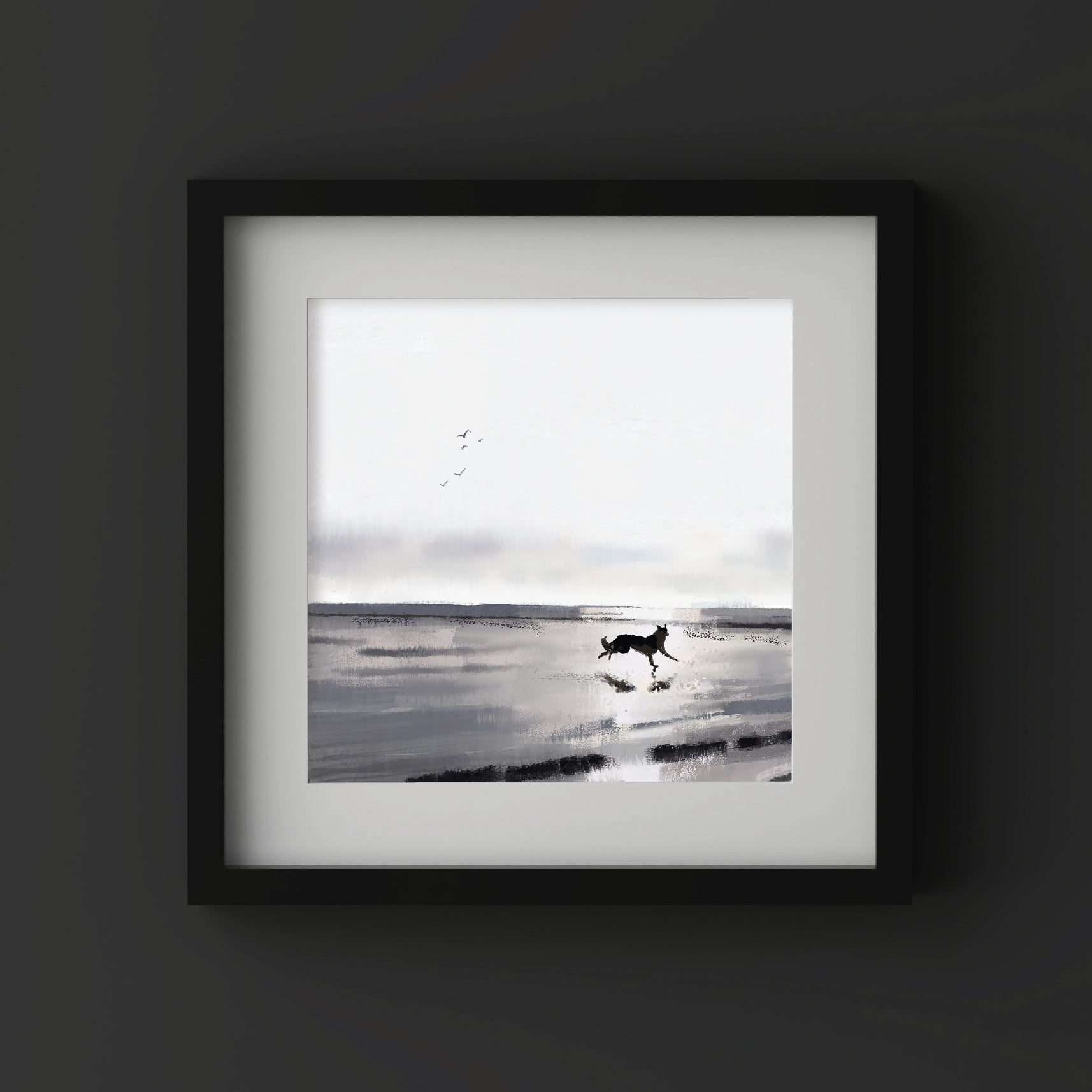 Beach Dog Print