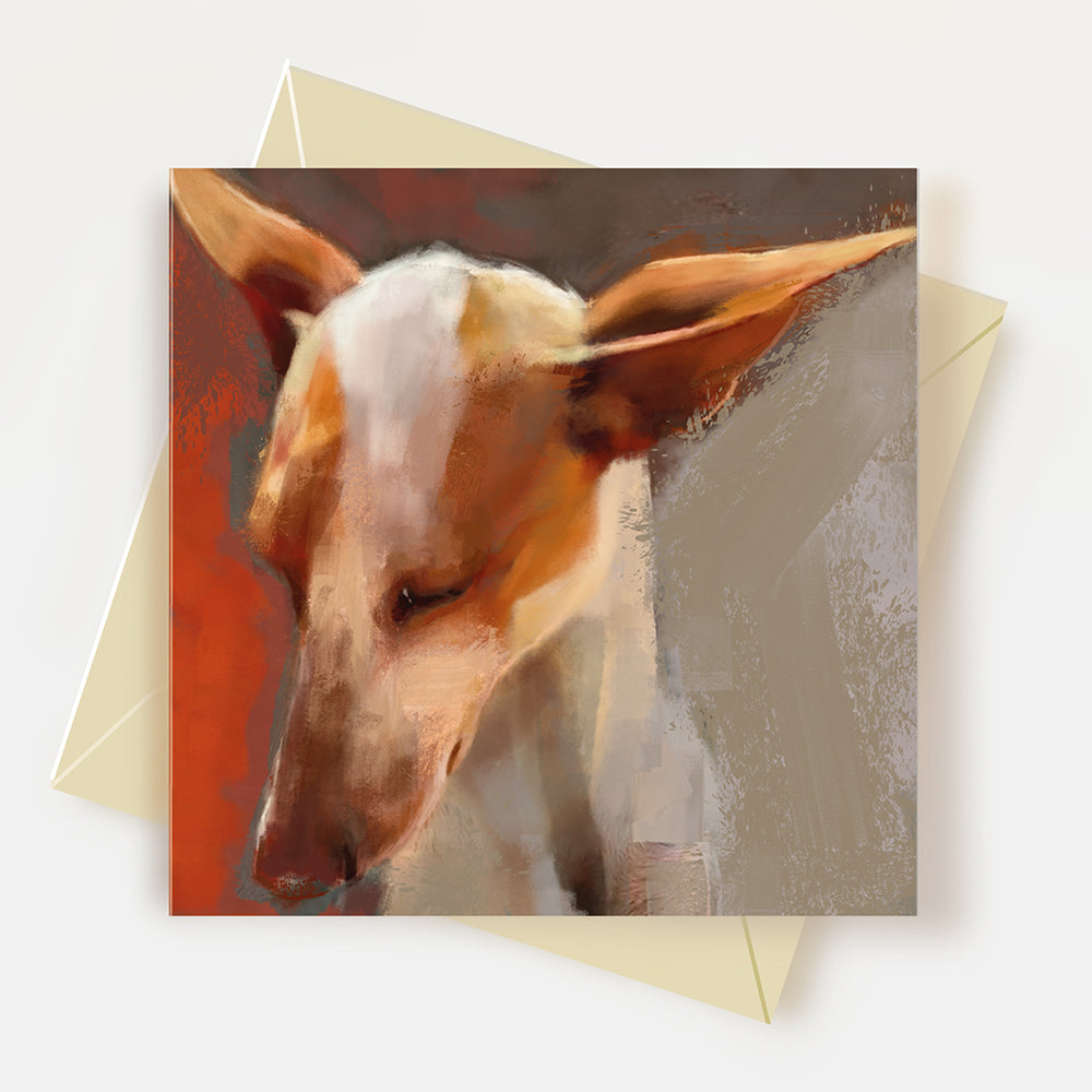 Podenco Dog Greeting Card