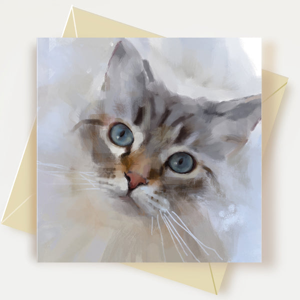 Ragdoll Cat Greeting Card