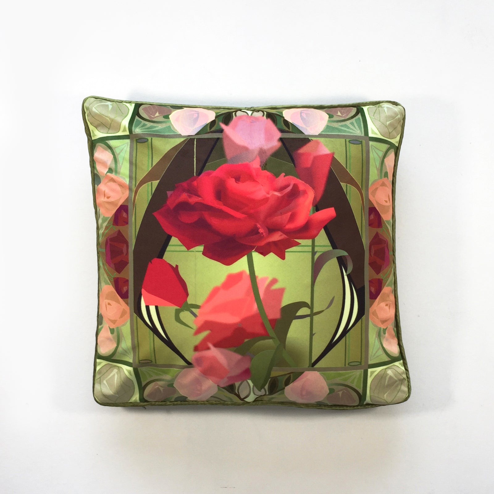 Red Rose Cushion Cover