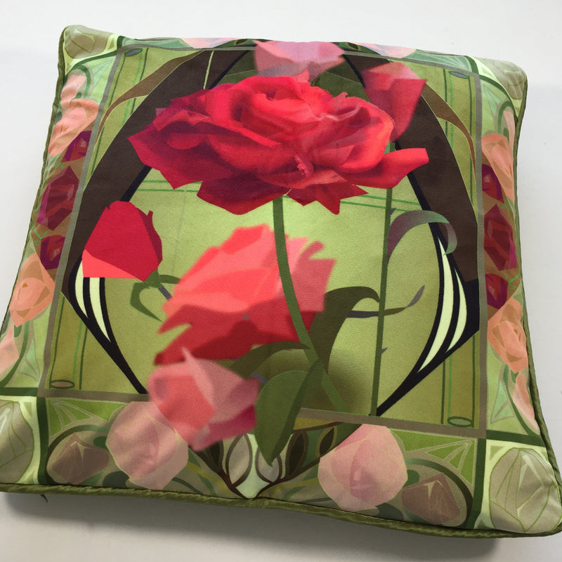 Red Rose Cushion Cover