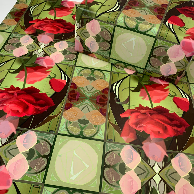 Garden Rose Wrapping Paper