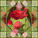 Red Rose Greeting Card