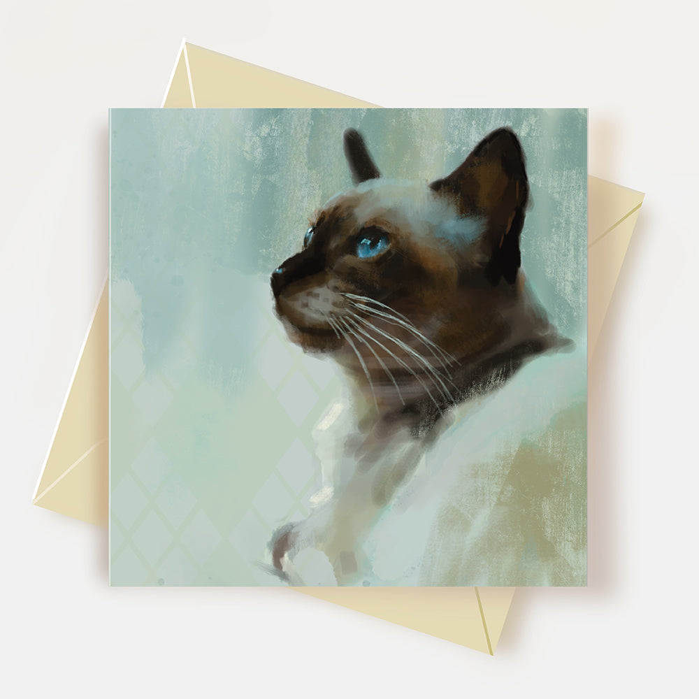 Ragdoll Blue Greeting Card