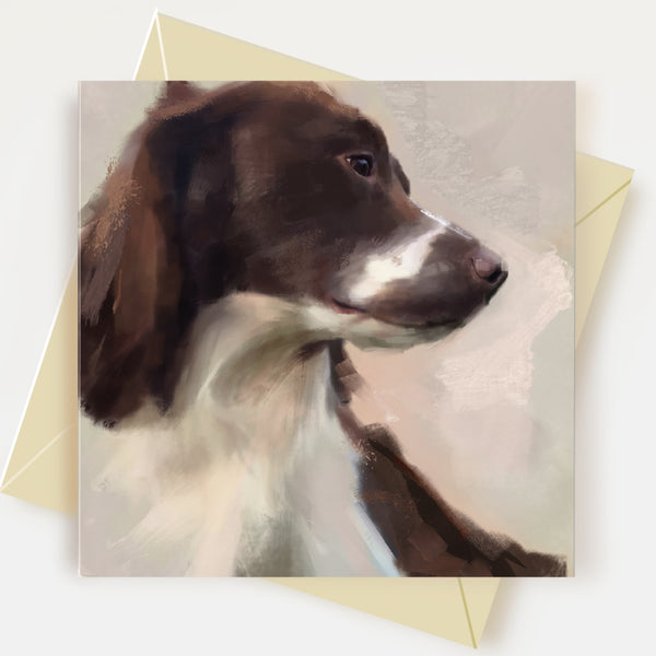 Springer Spaniel Dog Greeting Card