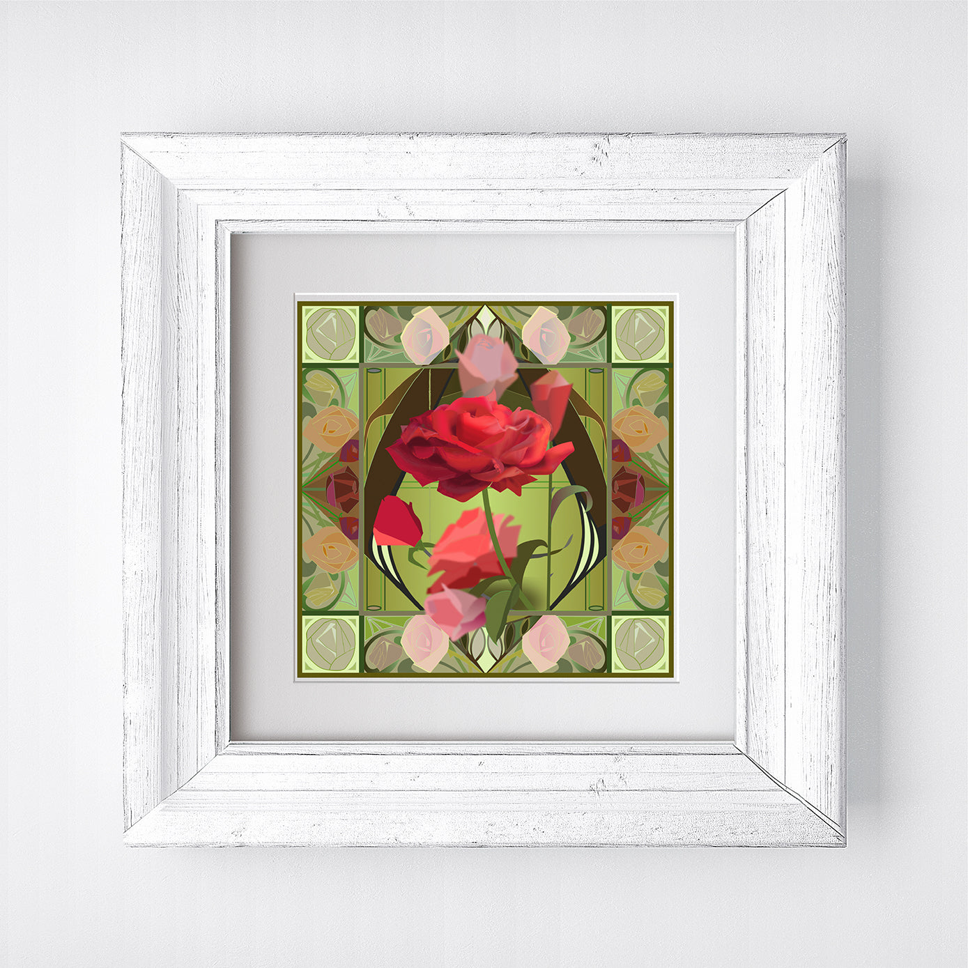 Red Rose Print