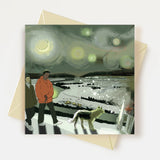 Starry Night On Kinnoull Hill Greeting Card