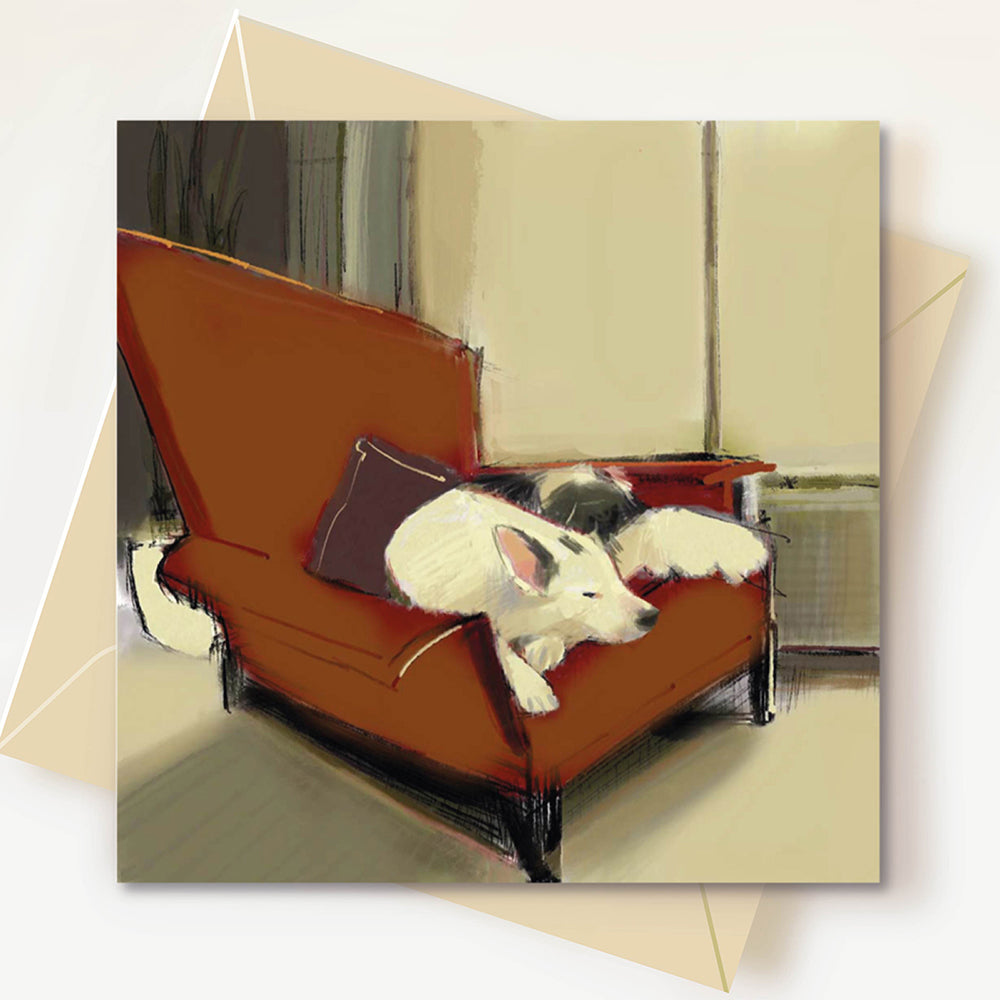 Studio Dog Greeting Card