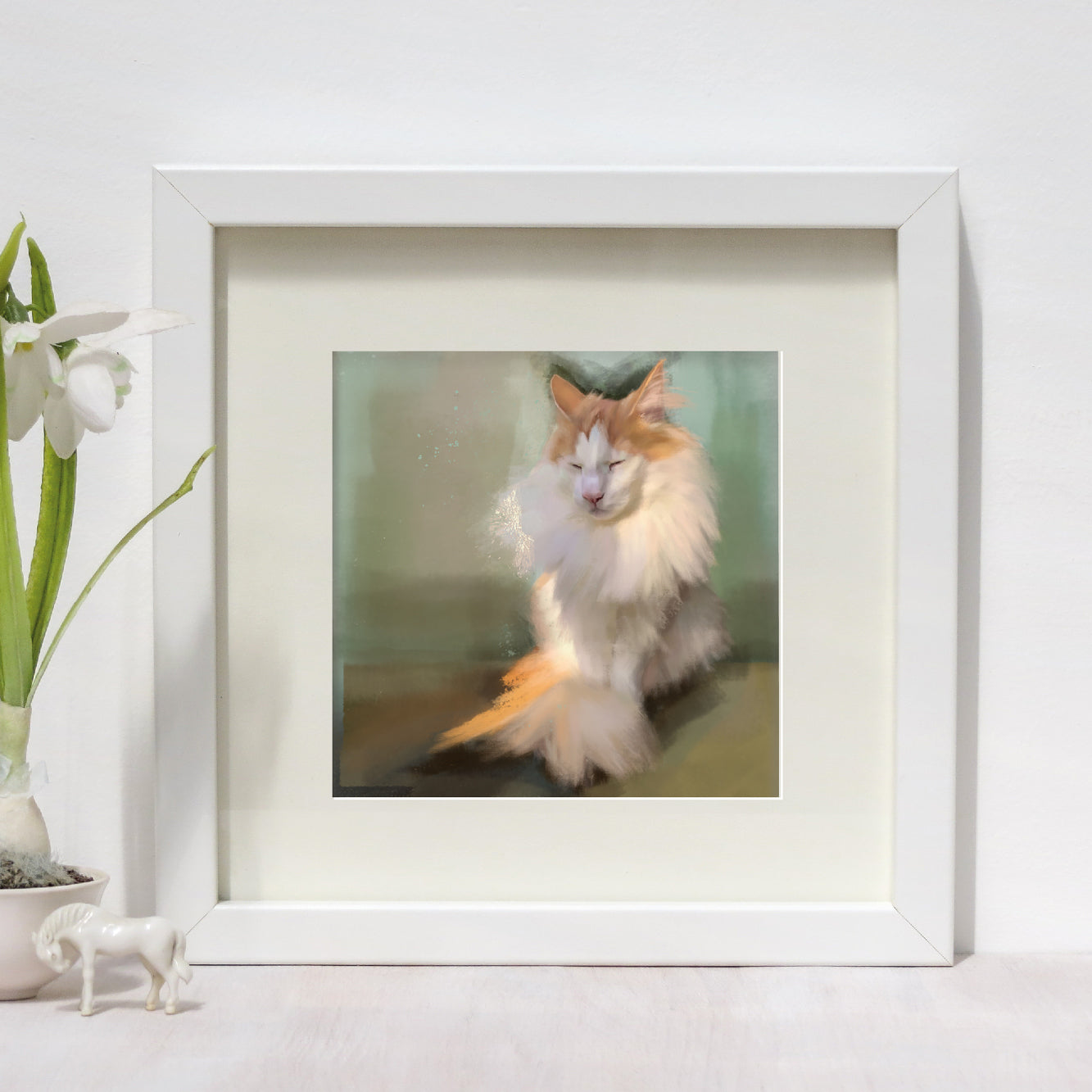 Skogkatt Cat Print