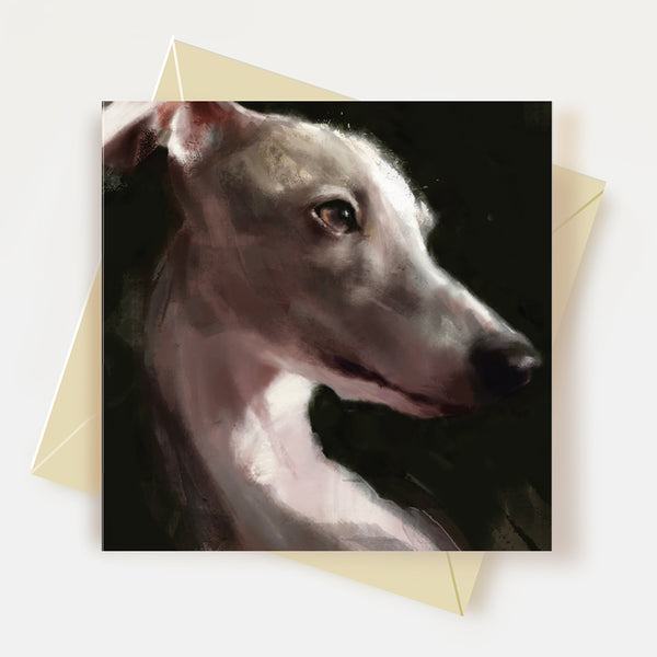 Whippet Greeting Card