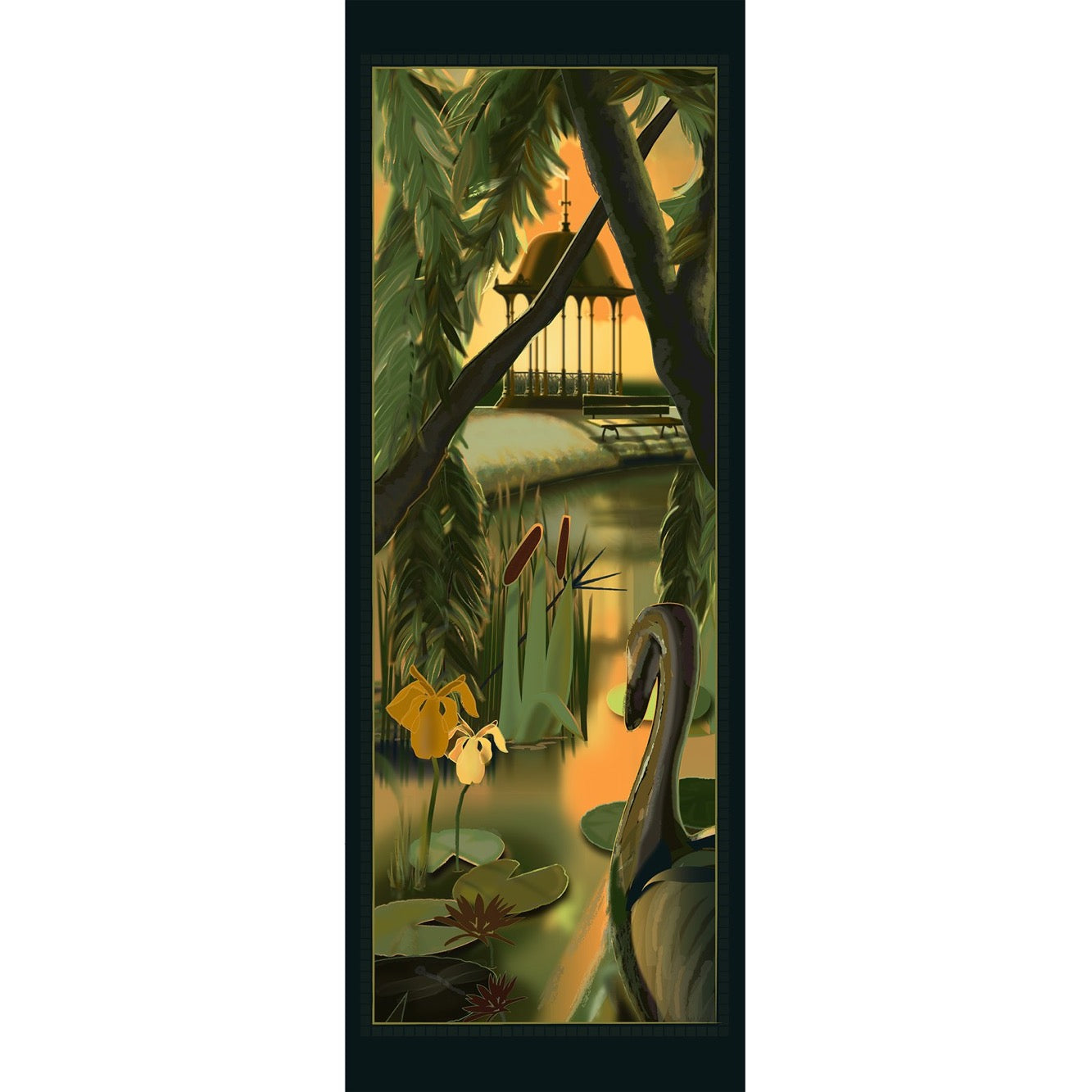 Meet Me At The Willow Tree Print