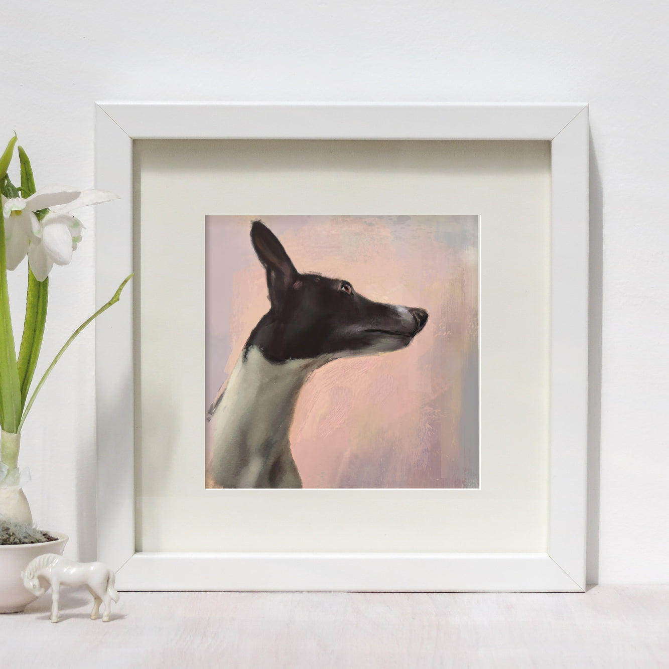Galgo Dog Print