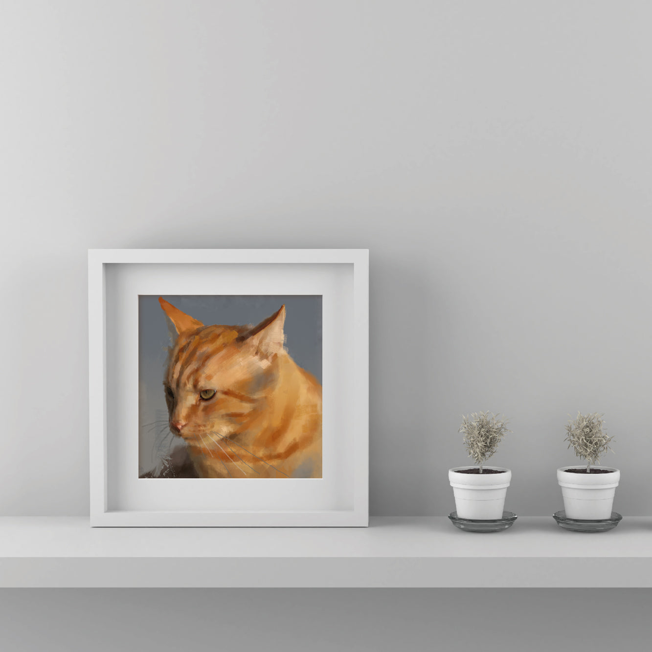 Ginger Cat Print
