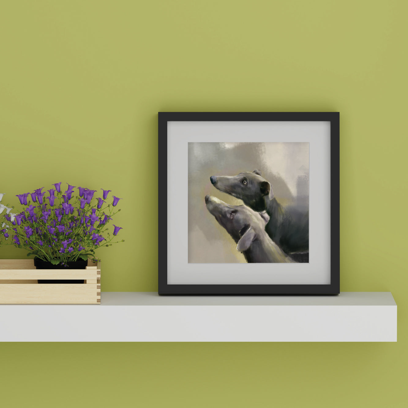 Greyhound Dog Print