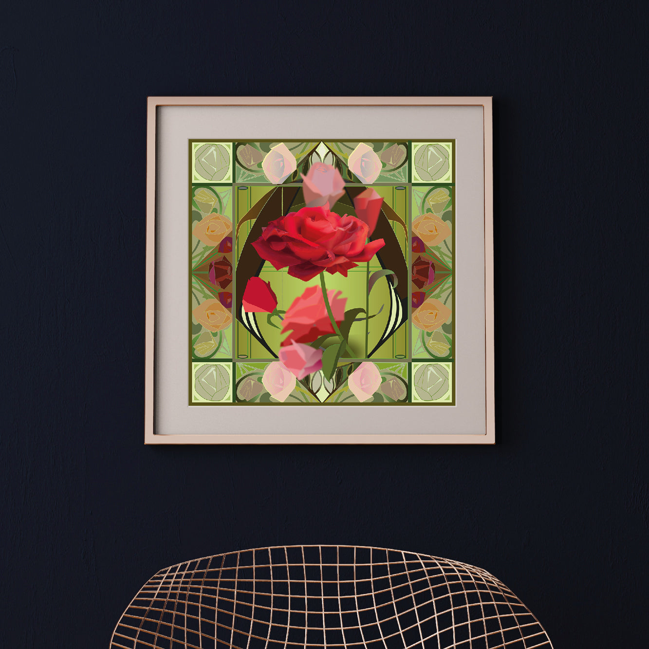 Red Rose Print