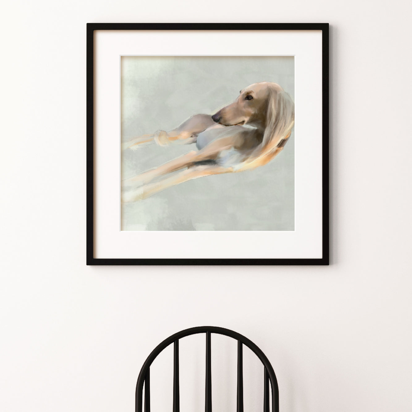 Saluki Dog Print