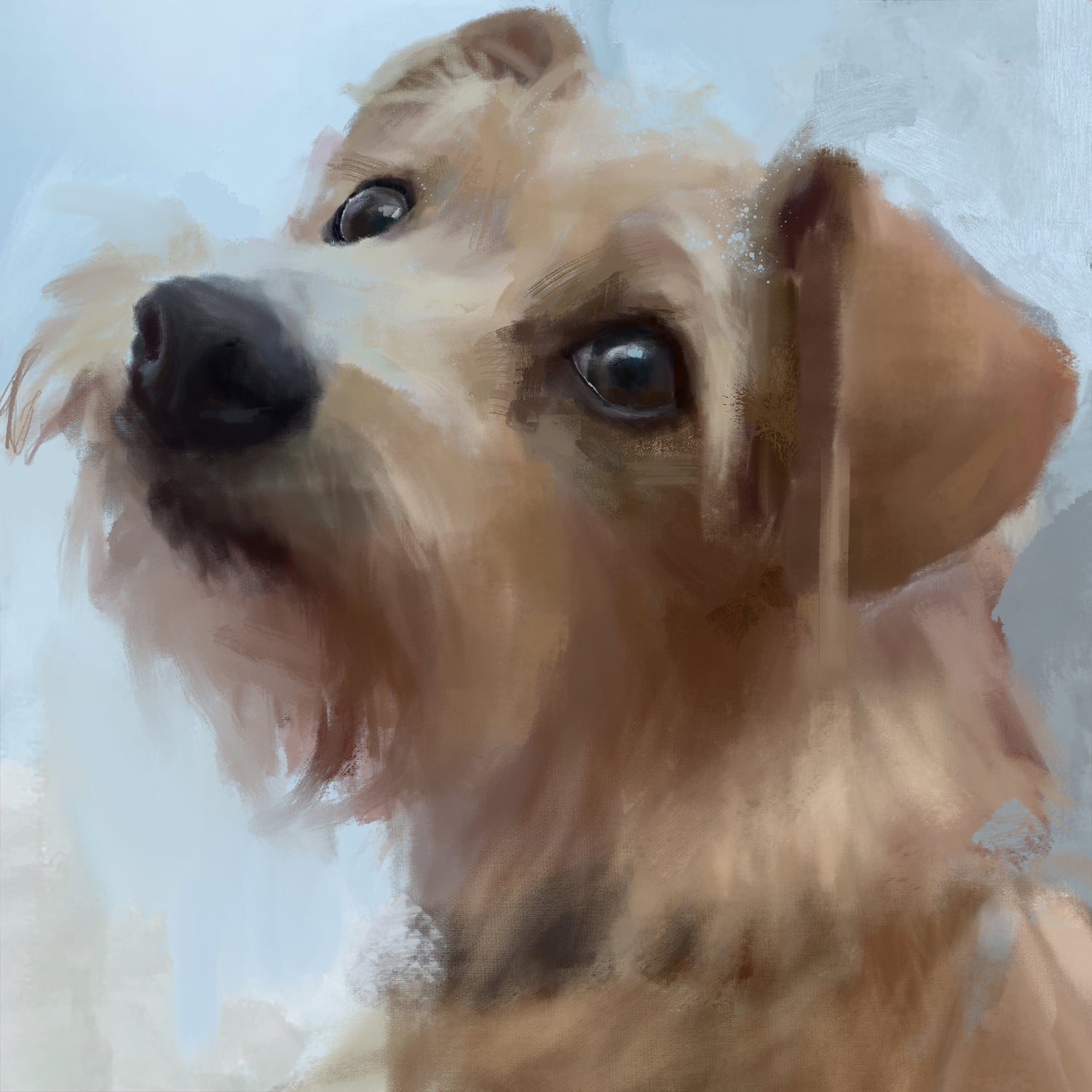 Terrier Dog Greeting Card